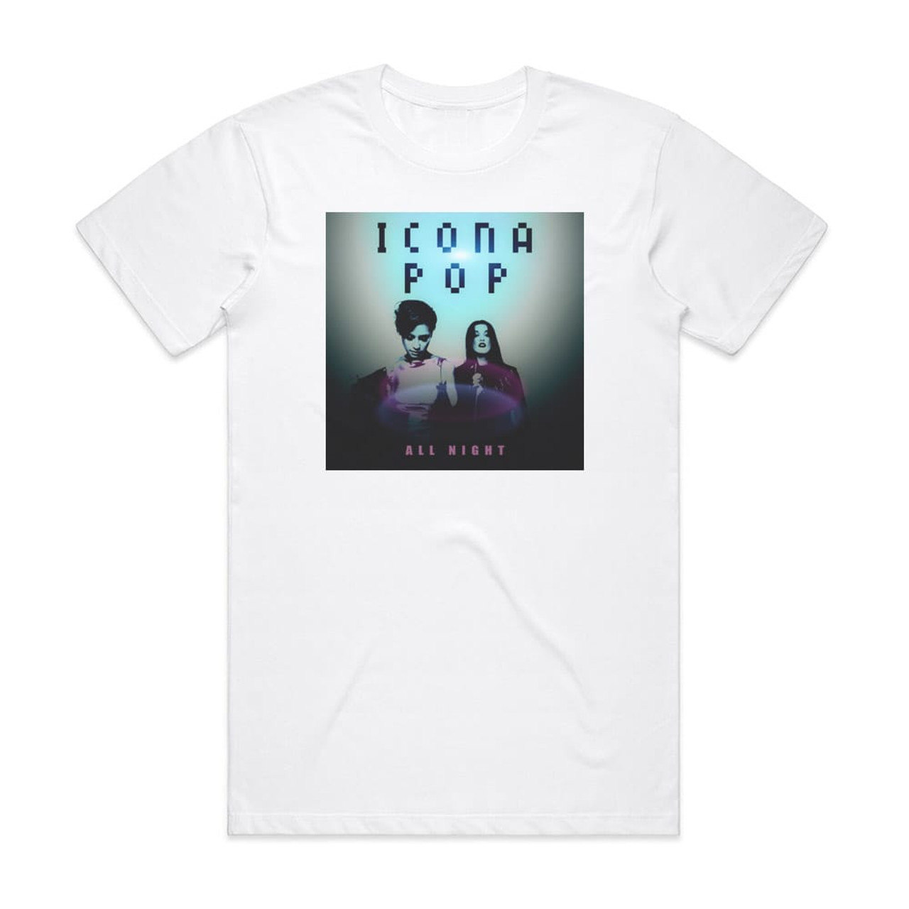 Icona Pop All Night Cover T-Shirt White