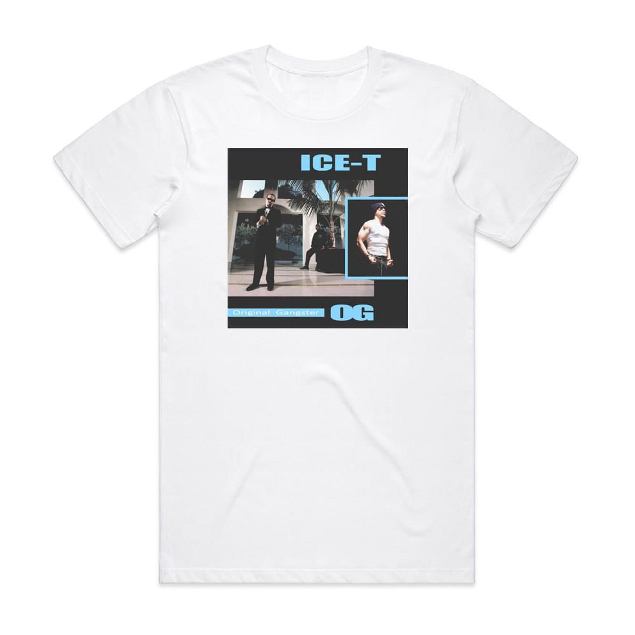 Ice-T Og Original Gangster Album Cover T-Shirt White