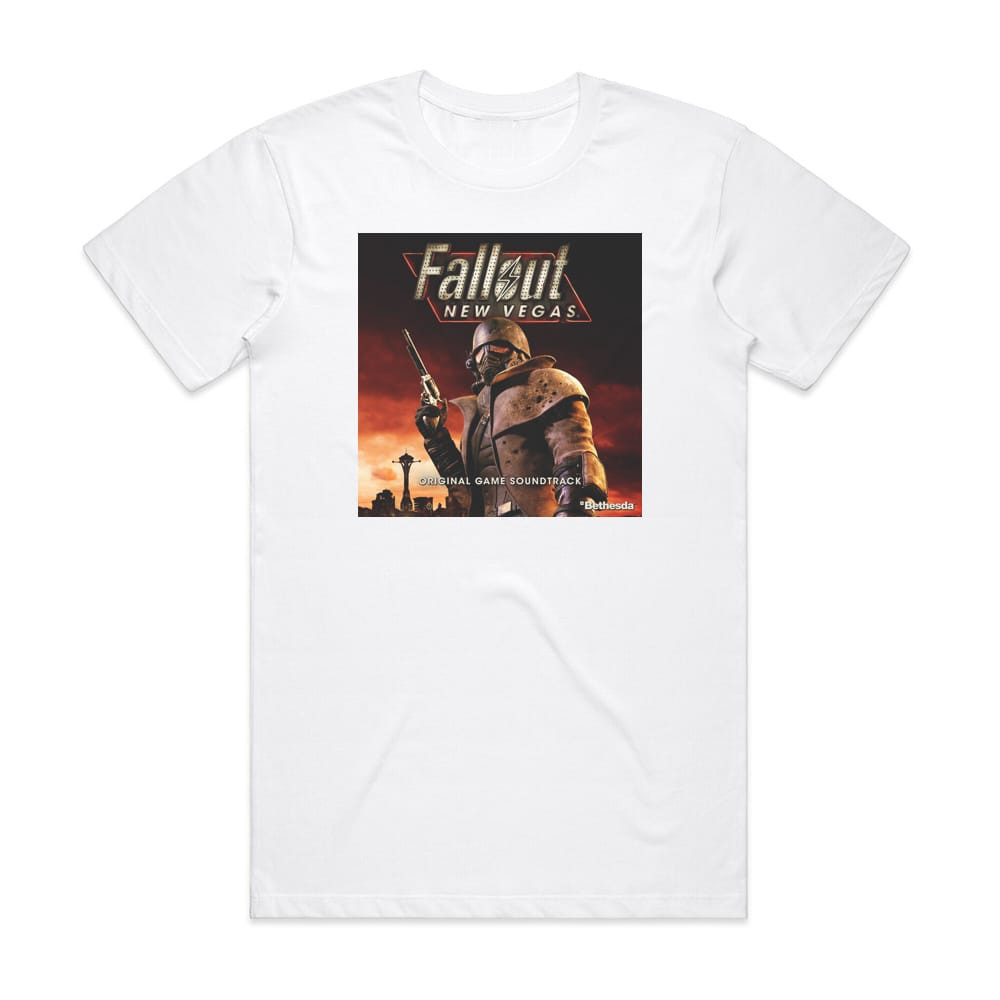 Inon Zur Fallout New Vegas Album Cover T-Shirt White
