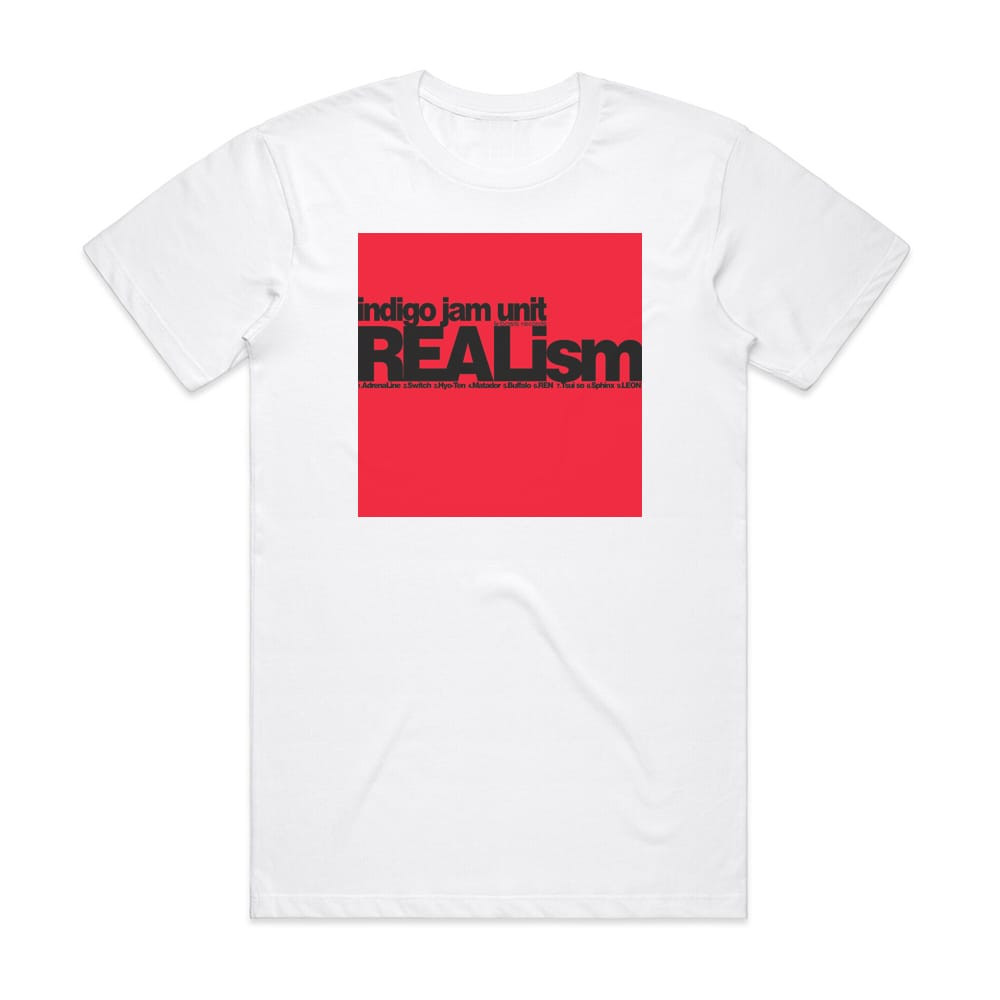 indigo jam unit Realism Album Cover T-Shirt White