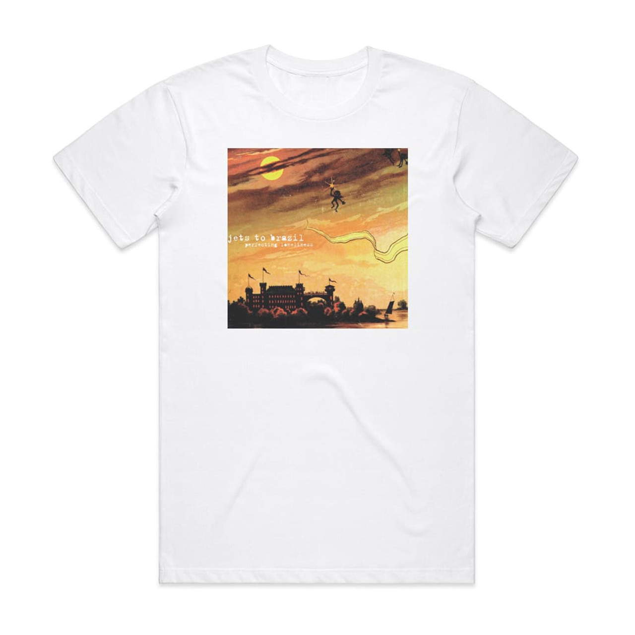 Jets to Brazil Perfecting Loneliness Album Cover T-Shirt White