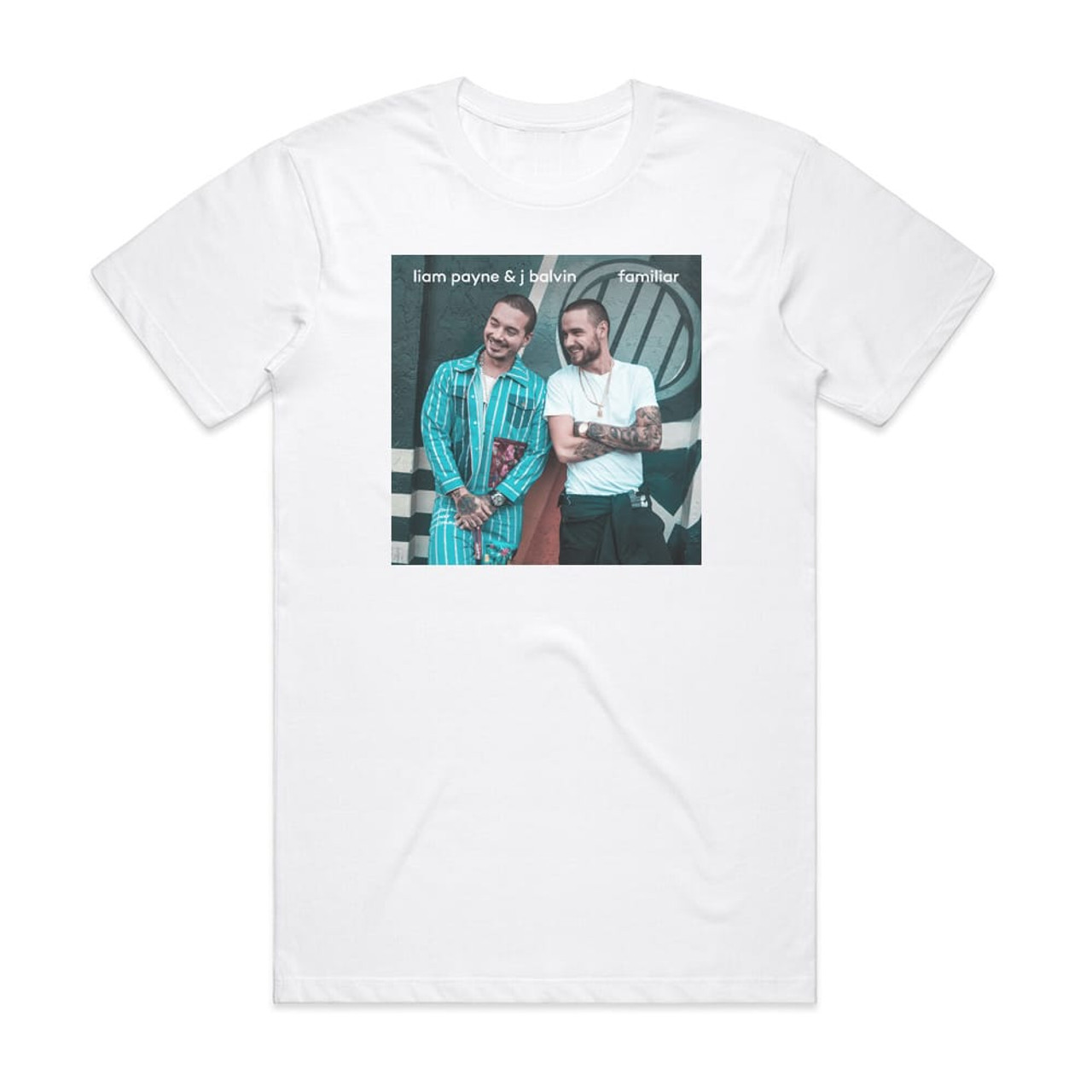 J Balvin Familiar Album Cover T-Shirt White