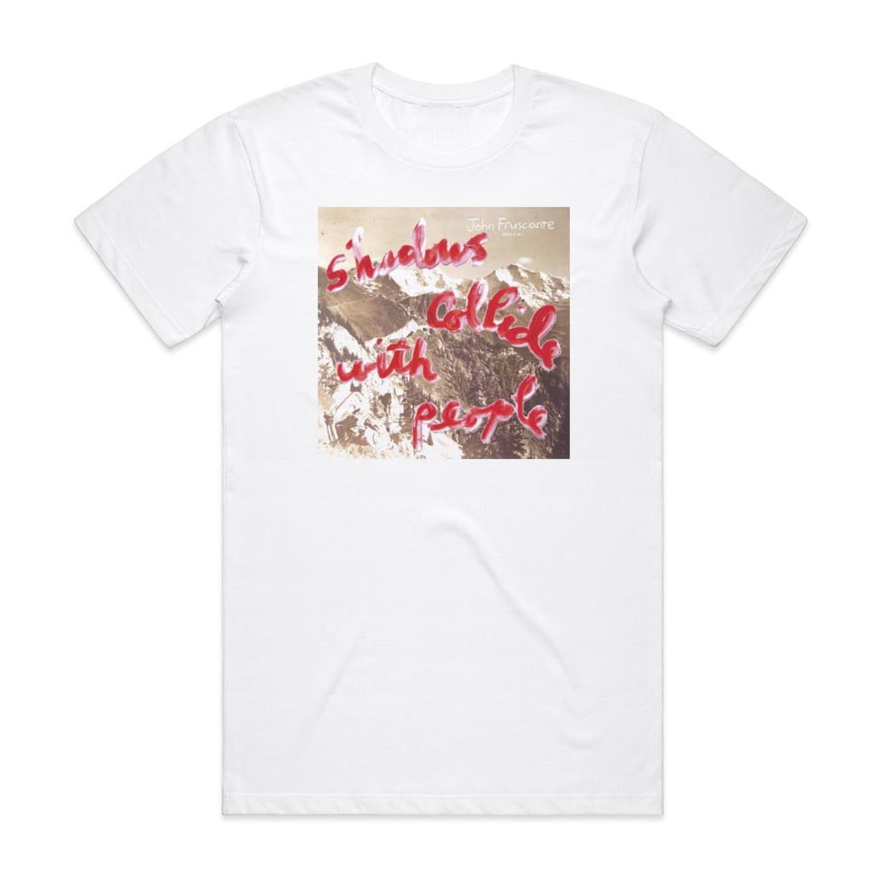 John Frusciante Shadows Collide With People Album Cover T-Shirt White