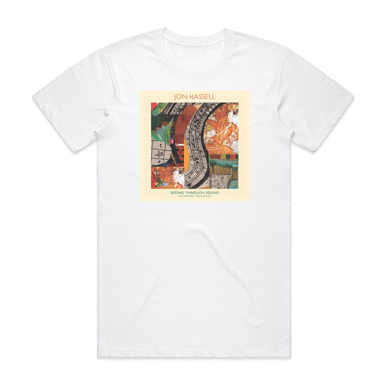 Jon Hassell Seeing Through Sound Pentimento Volume Two Album Cover T-Shirt  White