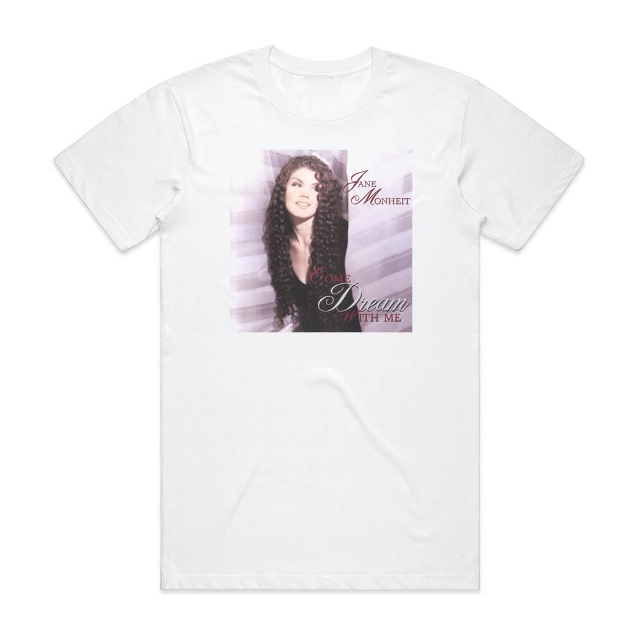 Jane Monheit Come Dream With Me Album Cover T-Shirt White