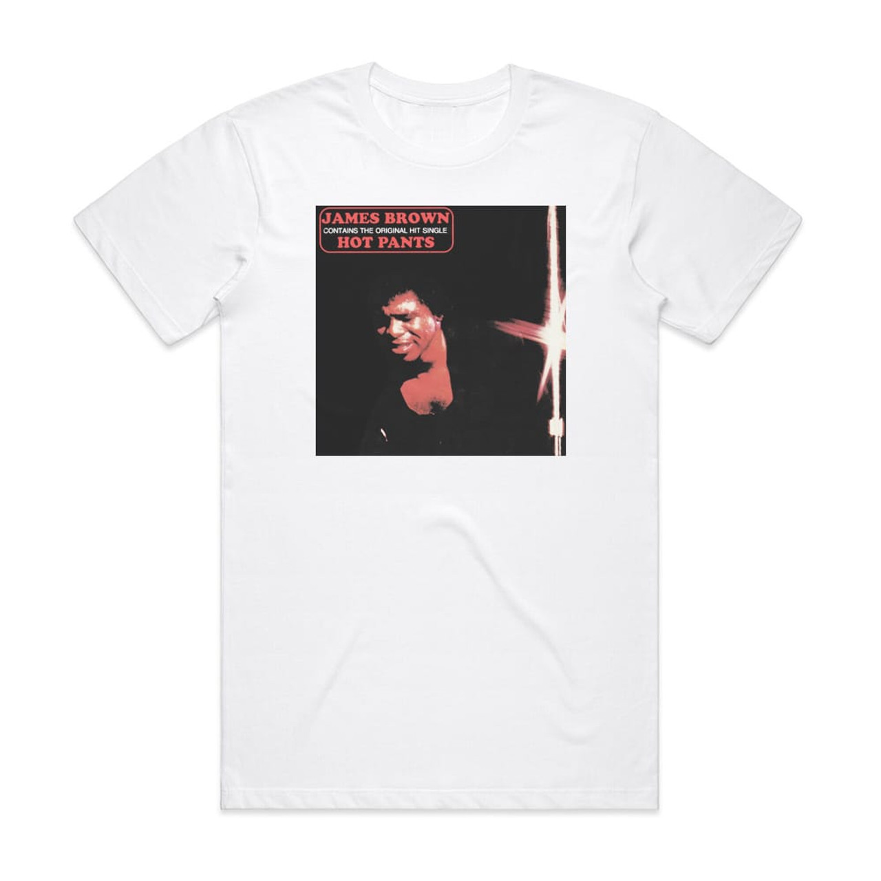 James Brown Hot Pants Album Cover T-Shirt White