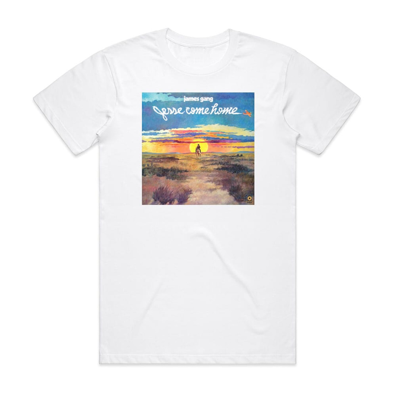 James Gang Jesse Come Home Album Cover T-Shirt White