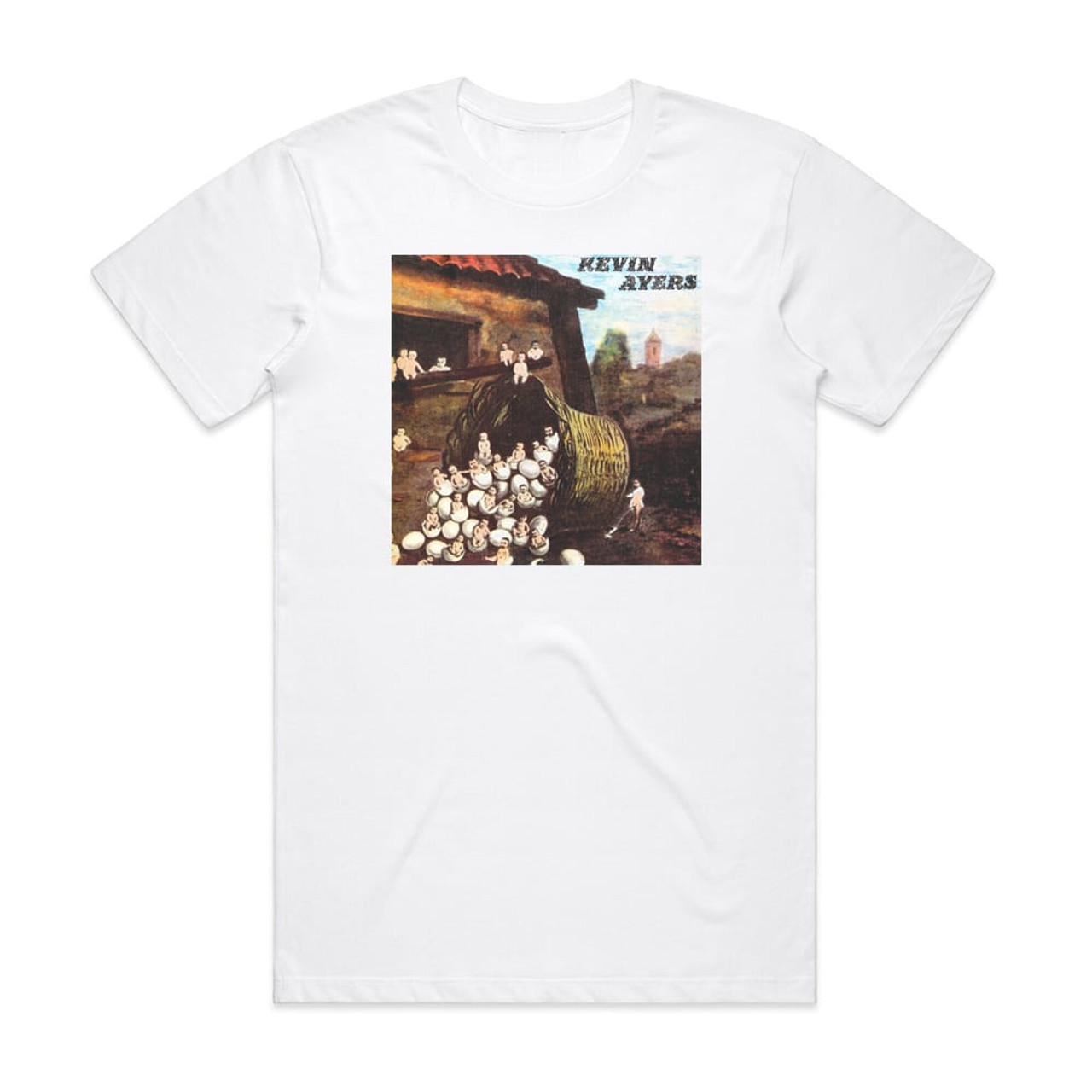 Kevin Ayers Whatevershebringswesing Album Cover T-Shirt White