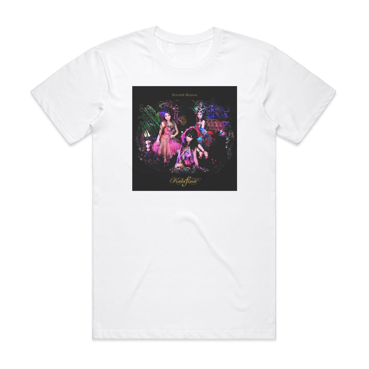 Kalafina Seventh Heaven Album Cover T-Shirt White