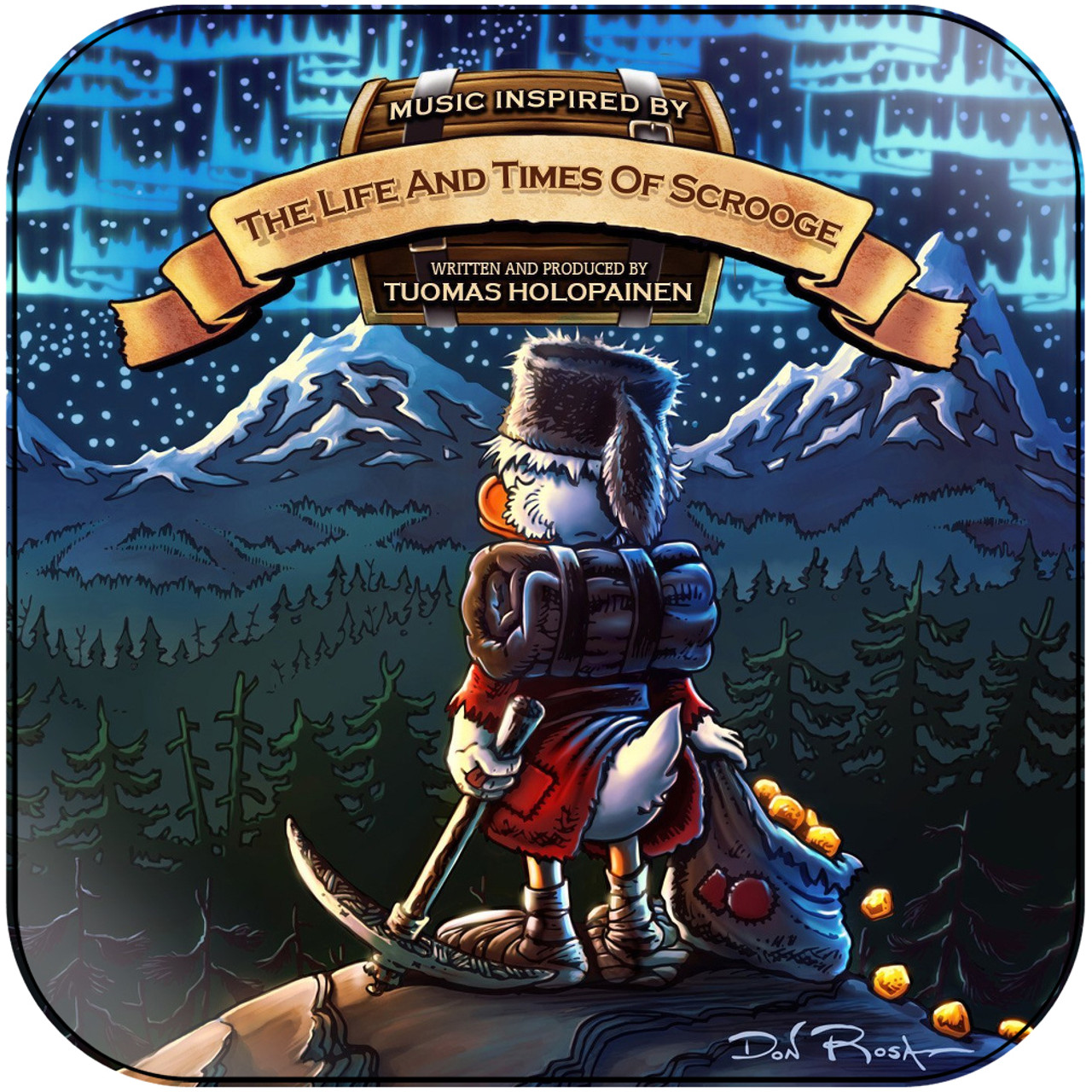 Tuomas Holopainen The Life And Times Of Scrooge Album Cover Sticker