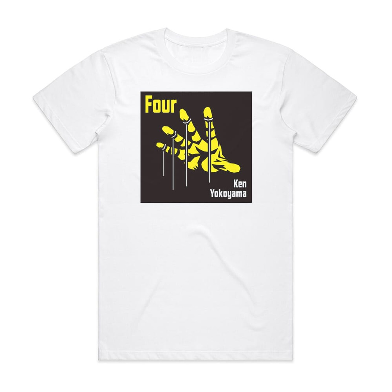 Ken Yokoyama Four Album Cover T-Shirt White