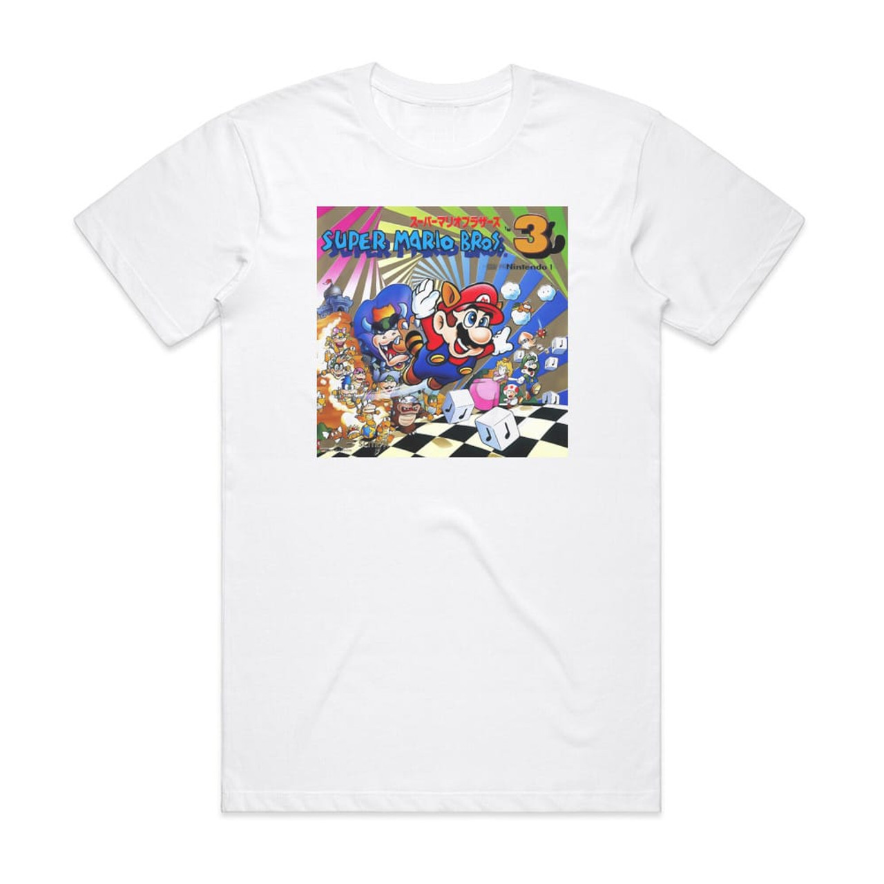 Koji Kondo Super Mario Bros 3 Gsmfc Nintendo 1 1 Album Cover T-Shirt White