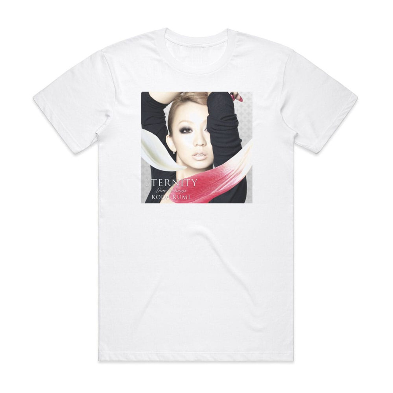 Kumi Koda Eternity Love Songs Album Cover T-Shirt White