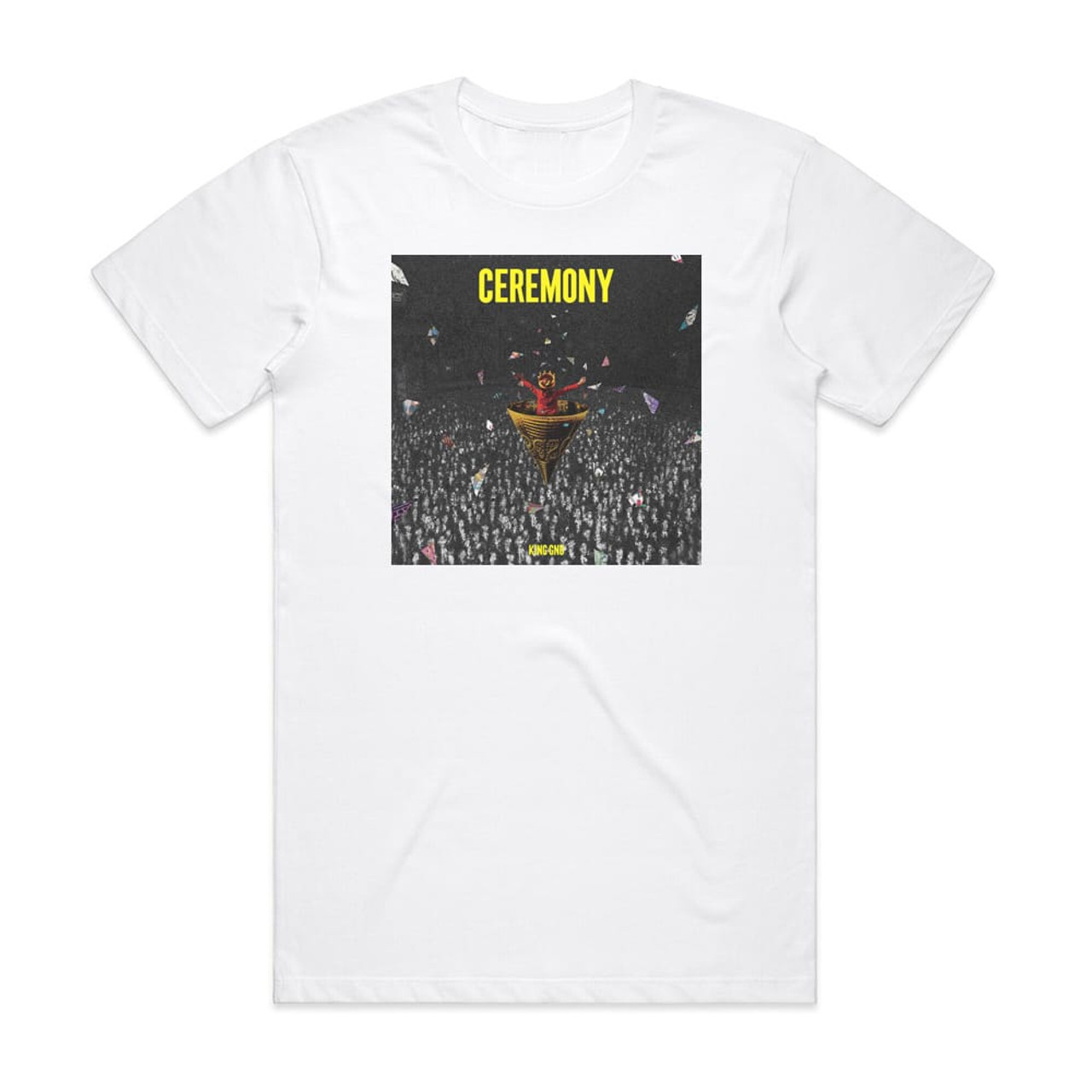 King Gnu Ceremony Album Cover T-Shirt White