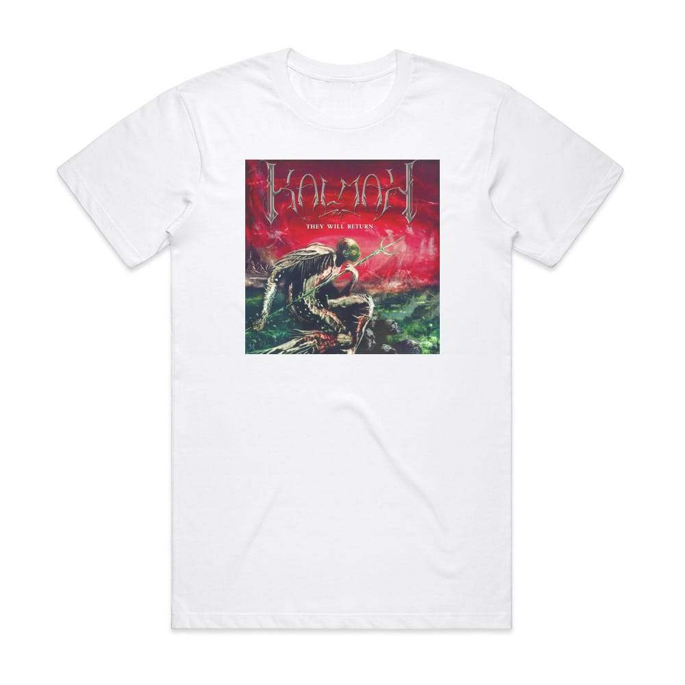 Kalmah They Will Return Album Cover T-Shirt White