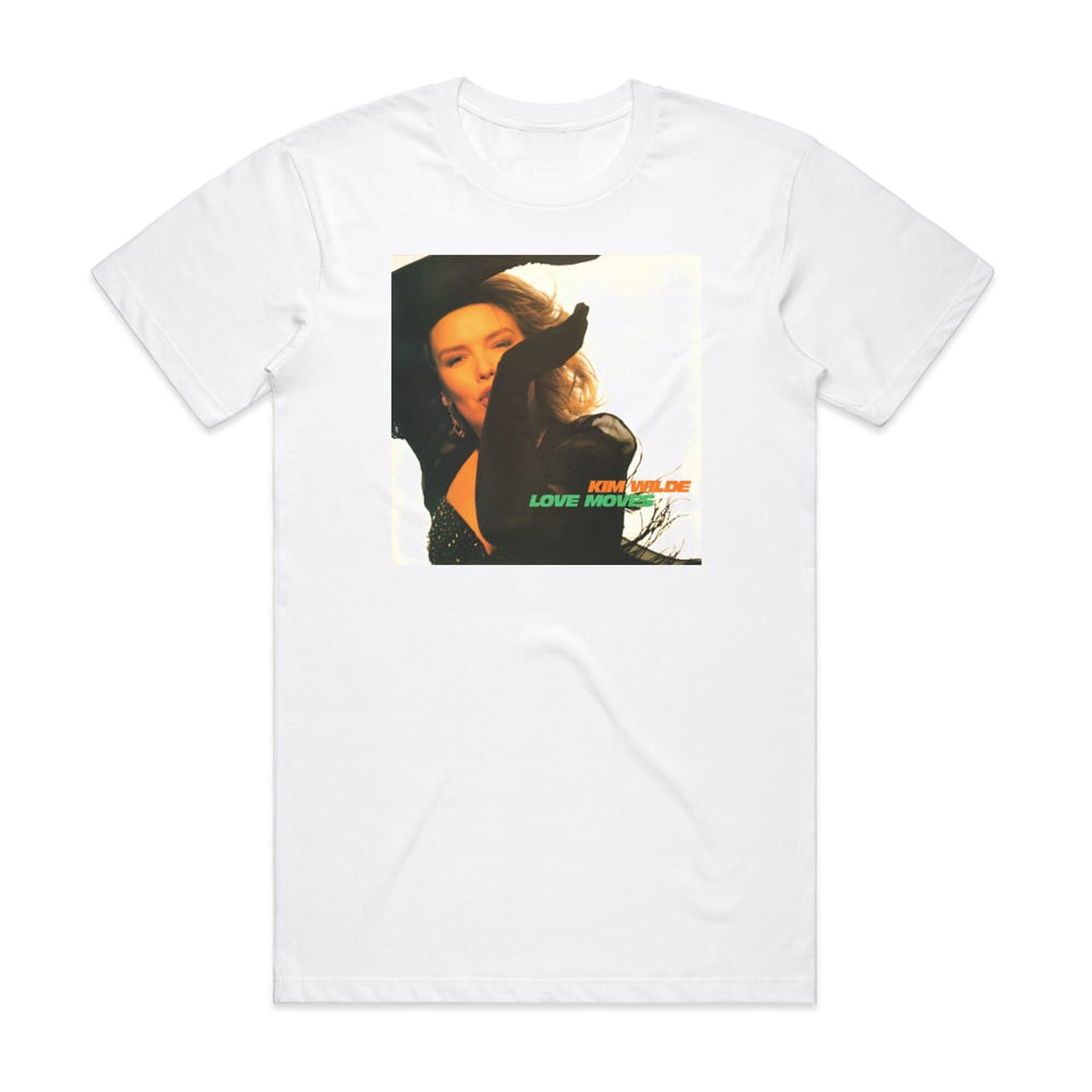 Kim Wilde Love Moves Album Cover T-Shirt White