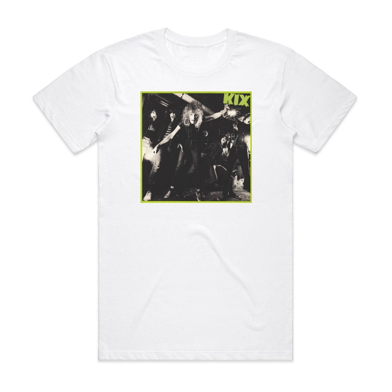 Kix Kix Album Cover T-Shirt White