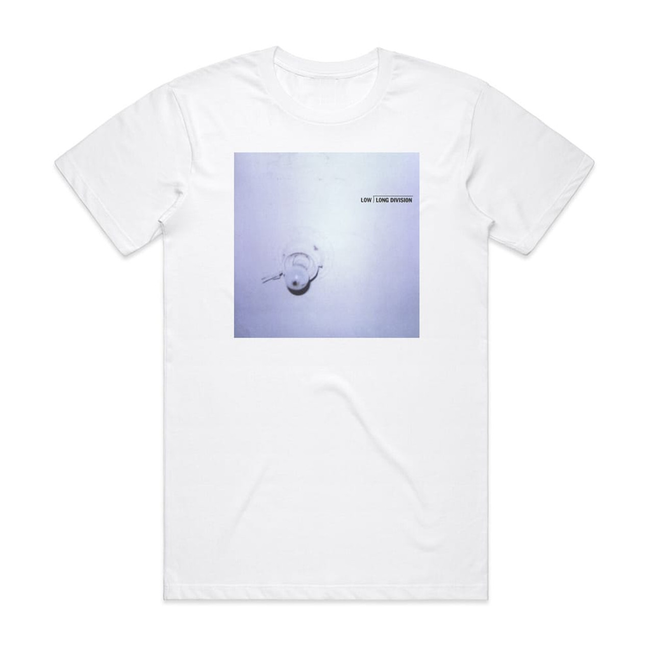 Low Long Division Album Cover T-Shirt White