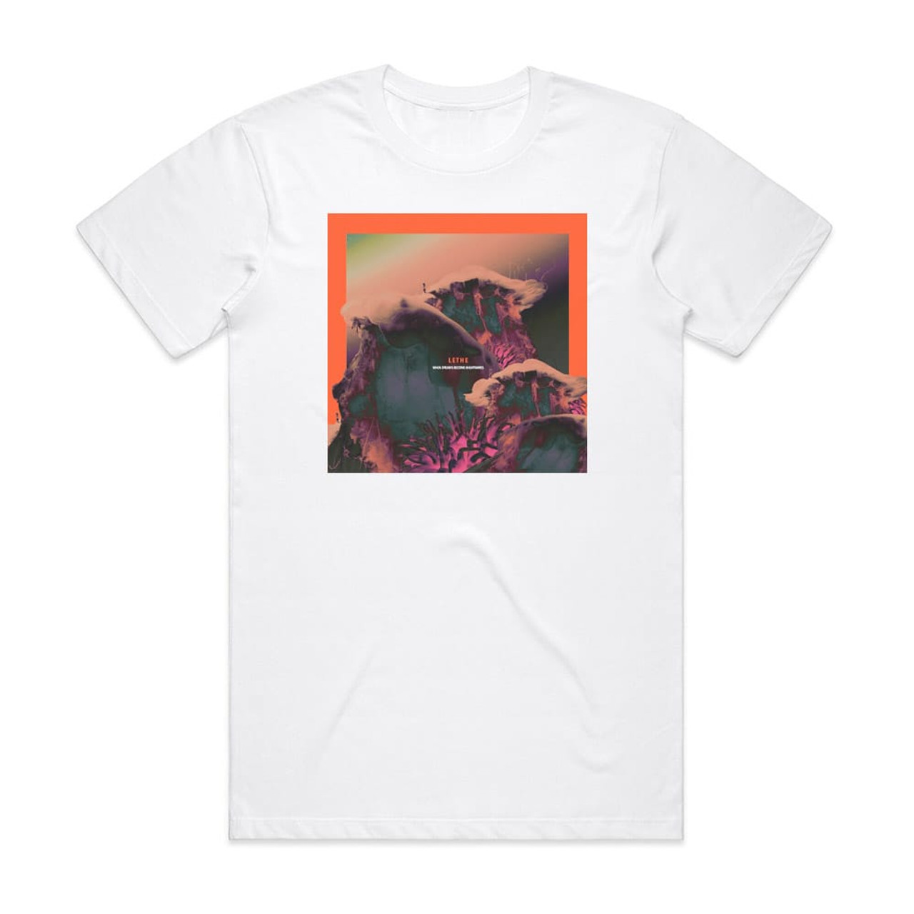 Lethe When Dreams Become Nightmares Album Cover T-Shirt White
