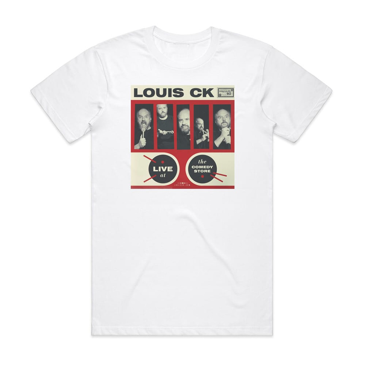 Louis CK Chewed Up Album Cover T-Shirt White