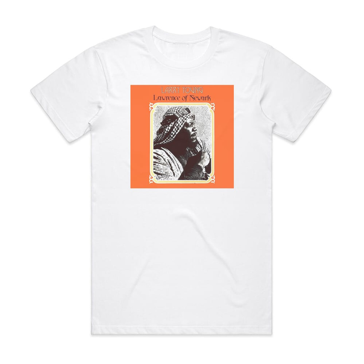 Larry Young Lawrence Of Newark Album Cover T-Shirt White