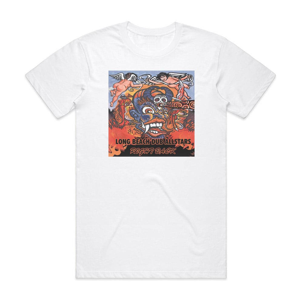 Long Beach Dub Allstars Right Back Album Cover T-Shirt White