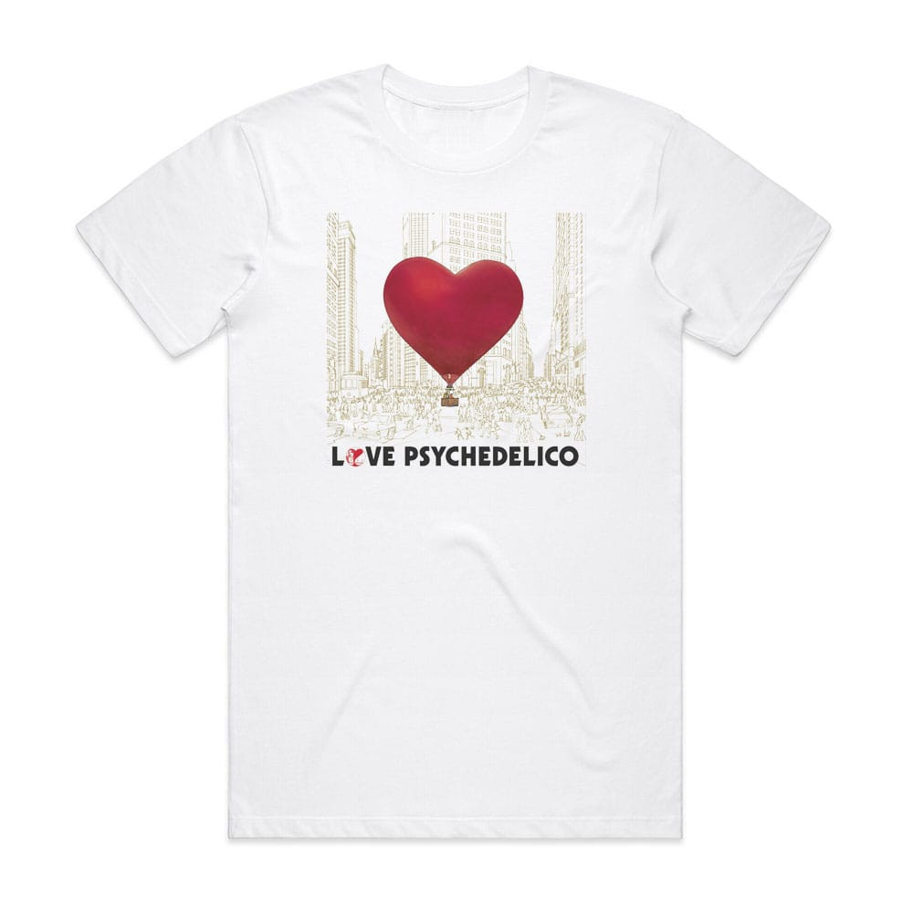 LOVE PSYCHEDELICO Golden Grapefruit Album Cover T-Shirt White