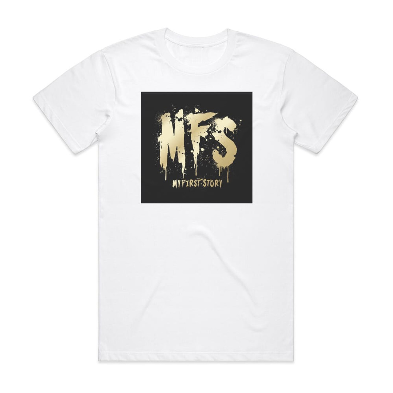 MY FIRST STORY V 1 Album Cover T-Shirt White