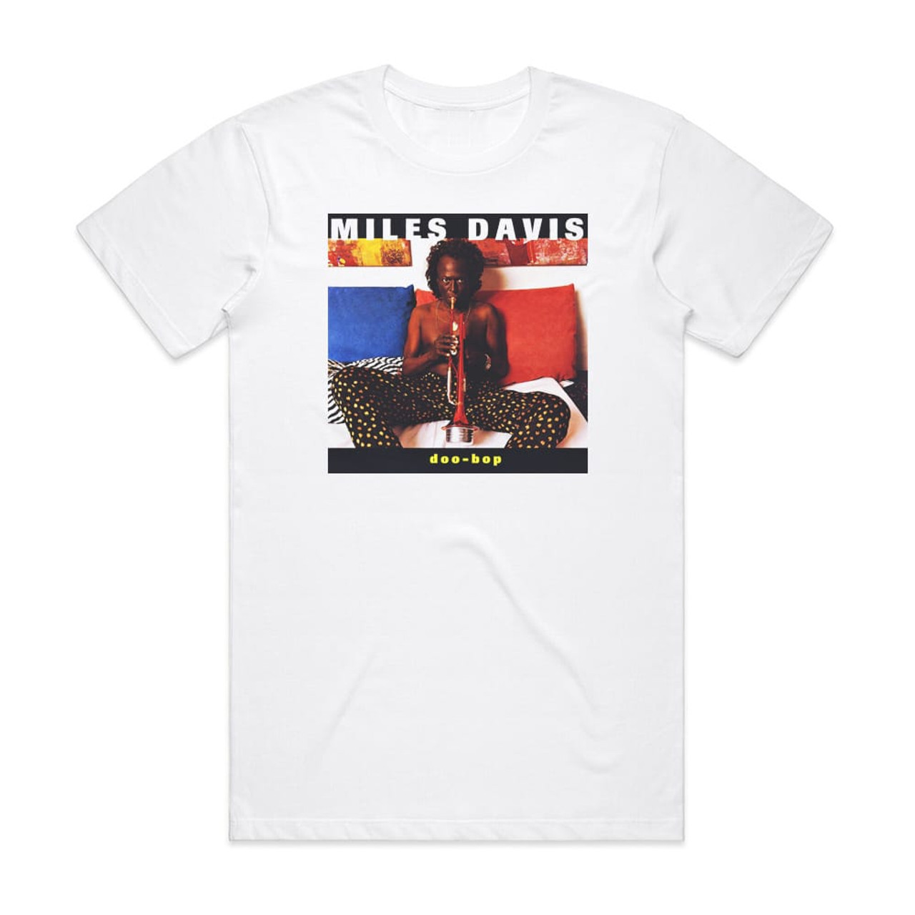 Miles Davis Doo Bop Album Cover T-Shirt White