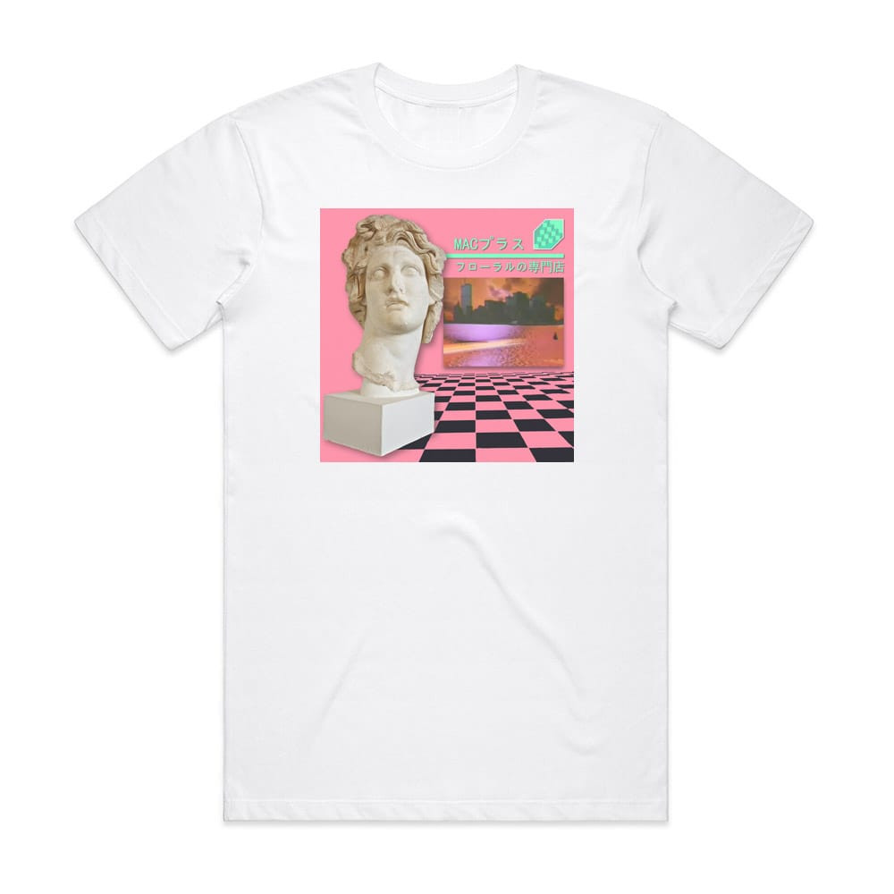 Macintosh Plus Floral Shoppe Album Cover T-Shirt White