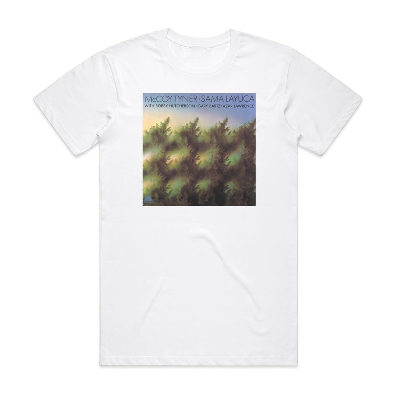 McCoy Tyner Sama Layuca Album Cover T-Shirt White