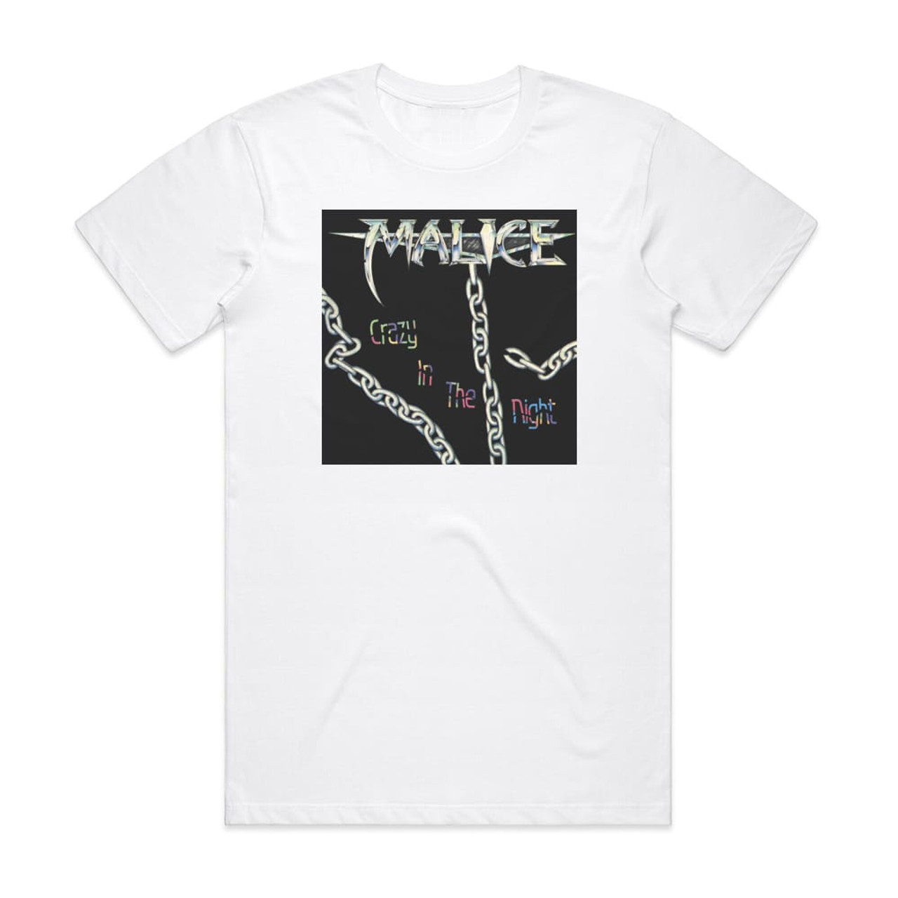 Malice Crazy In The Night Album Cover T-Shirt White