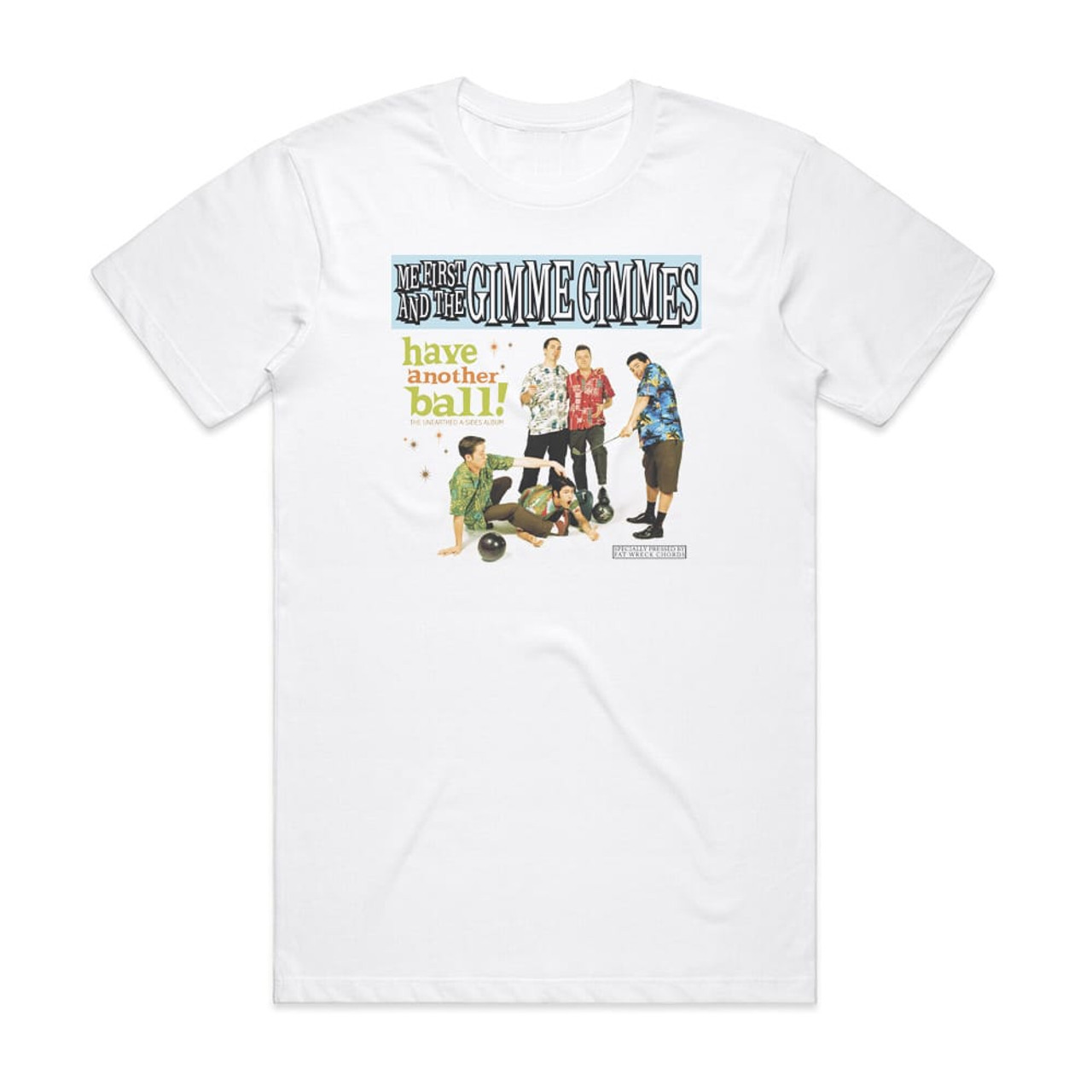 Me First and the Gimme Gimmes Have Another Ball Album Cover T-Shirt White