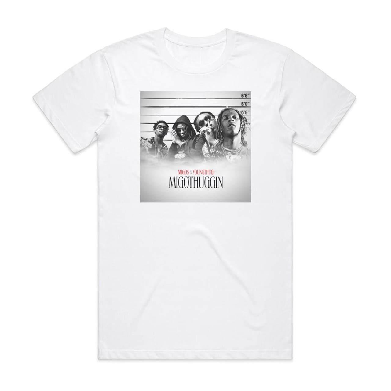 White tee shop shirt migos