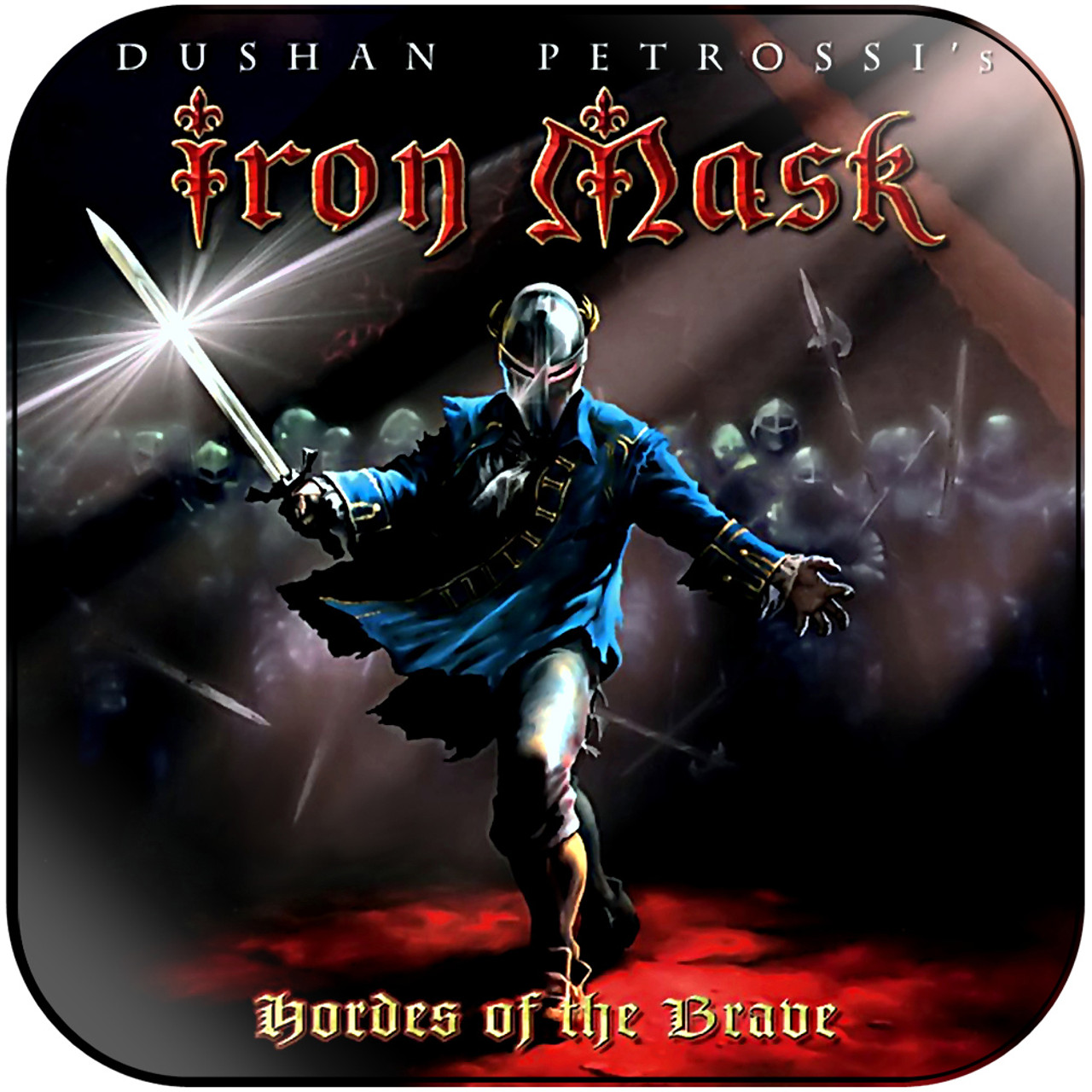 Iron Mask - Hordes Of The Brave Album Cover Sticker