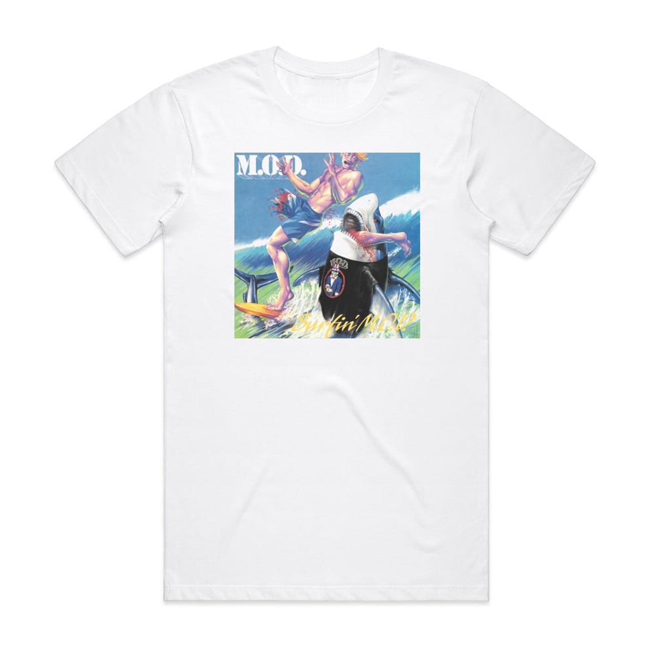 MOD Surfin Mod Album Cover T-Shirt White