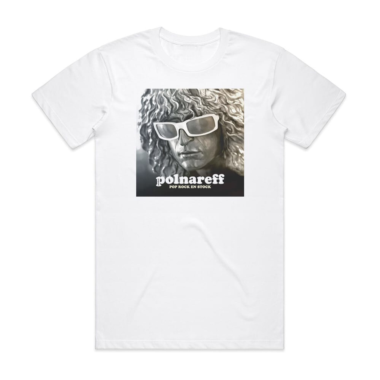 Michel Polnareff Pop Rock En Stock Album Cover T-Shirt White