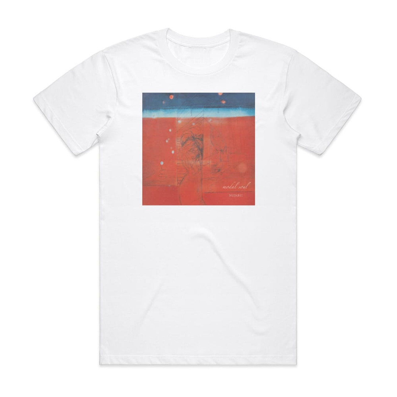 Nujabes Modal Soul Album Cover T-Shirt White