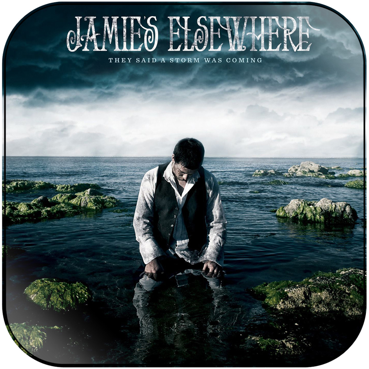 Jamies Elsewhere - They Said A Storm Was Coming Album Cover Sticker