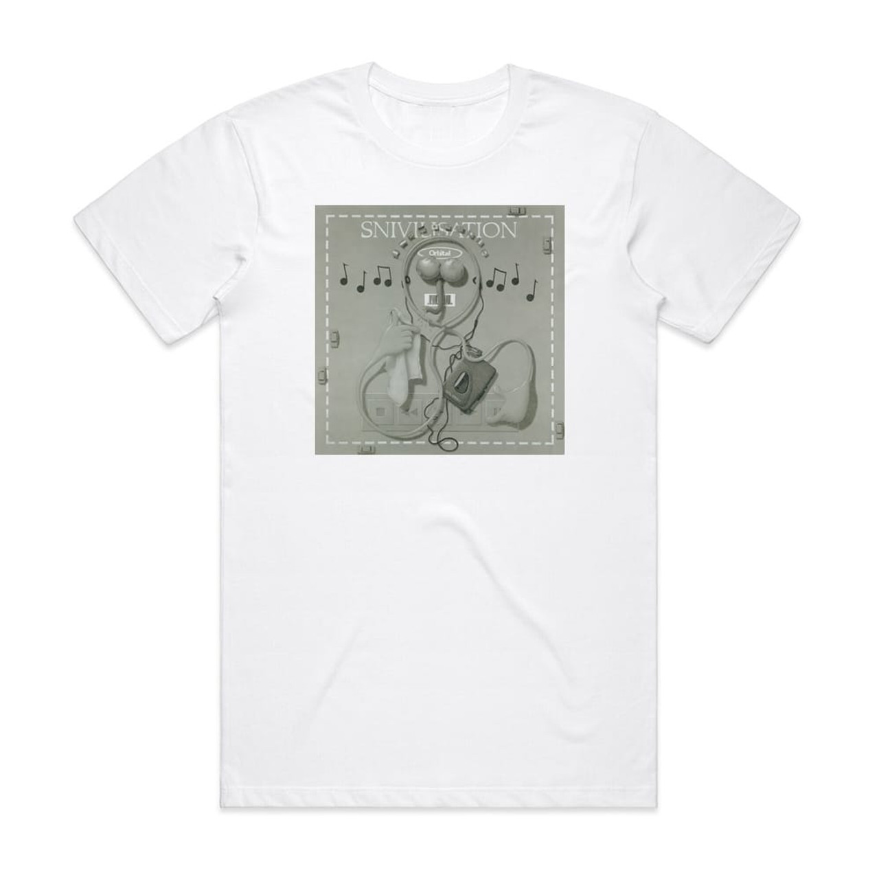 Orbital Snivilisation Album Cover T-Shirt White