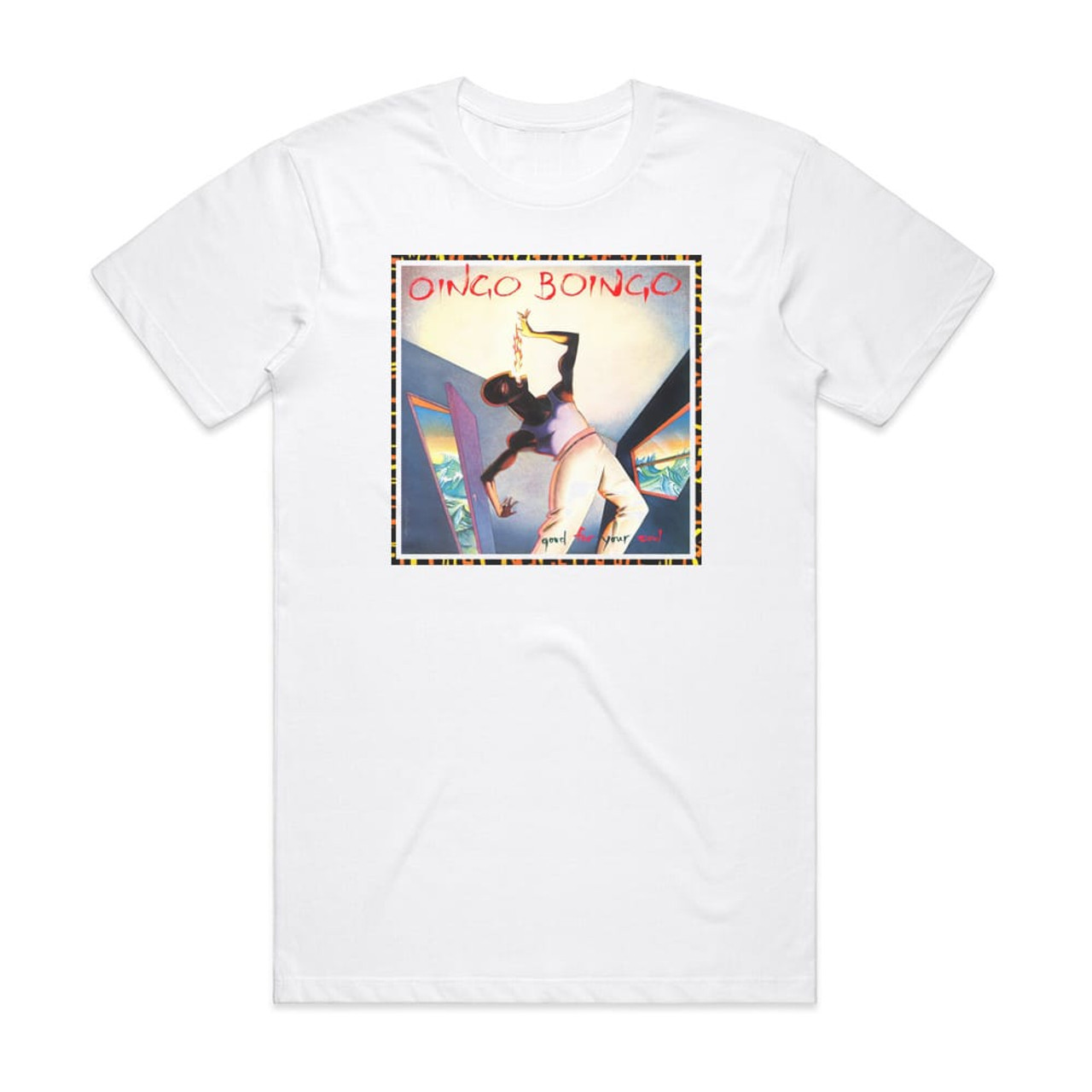 Oingo Boingo Good For Your Soul Album Cover T-Shirt White