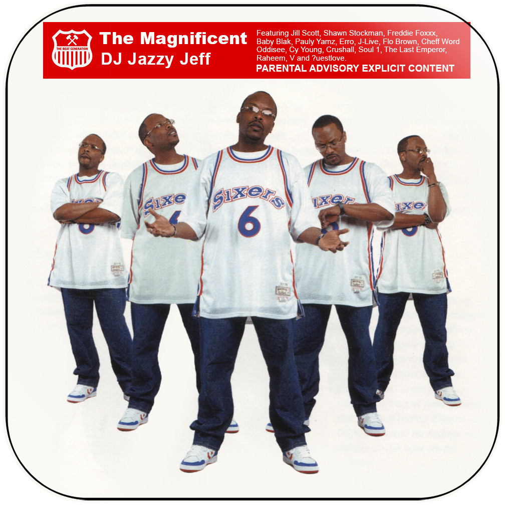 DJ Jazzy Jeff The Magnificent Album Cover Sticker