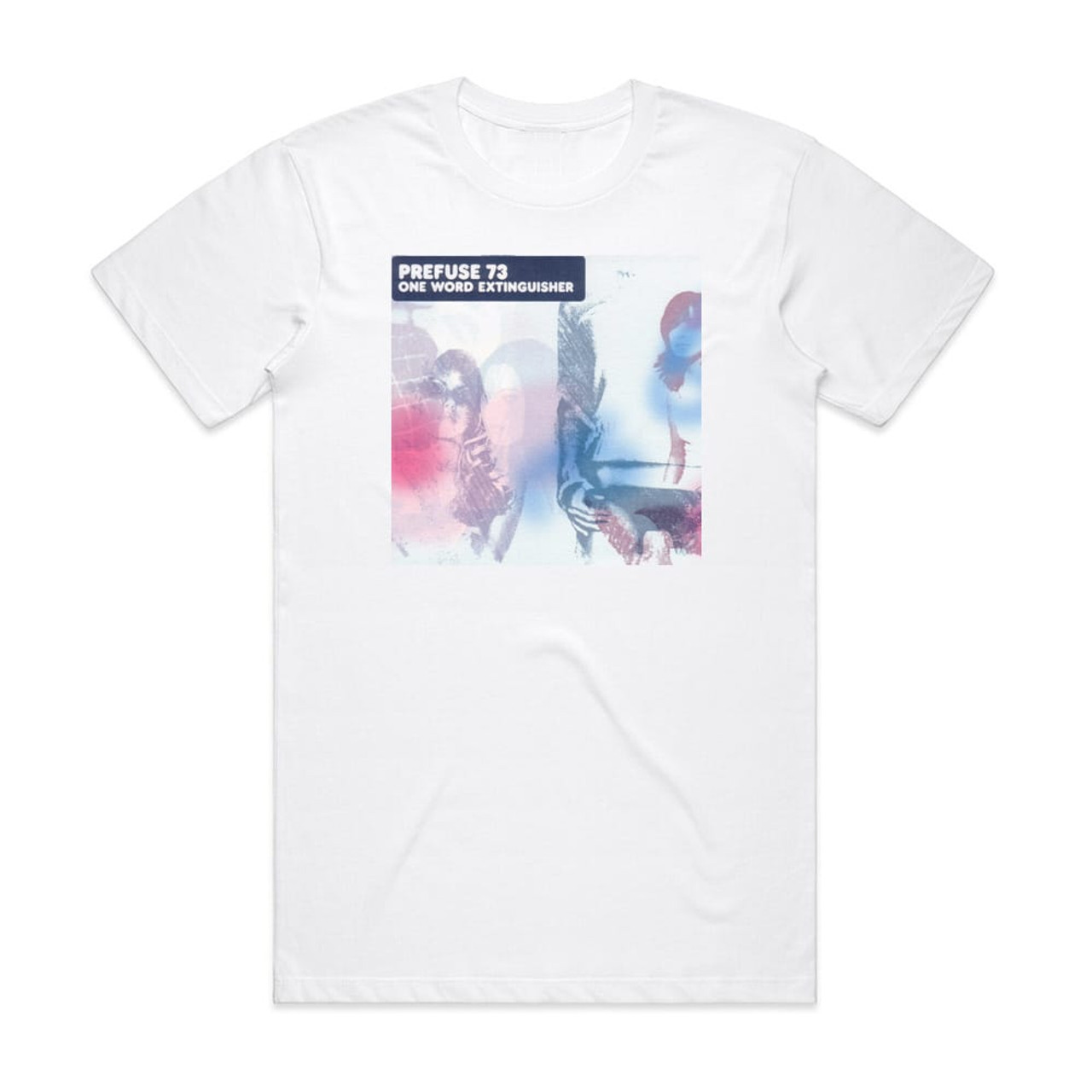 Prefuse 73 One Word Extinguisher Album Cover T-Shirt White