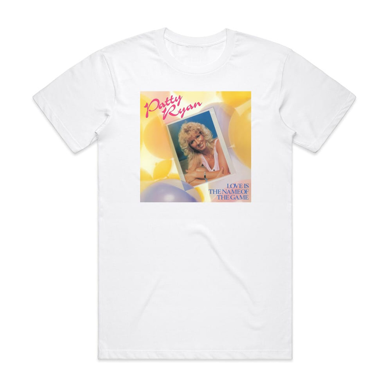 Patty Ryan Love Is The Name Of The Game Album Cover T-Shirt White