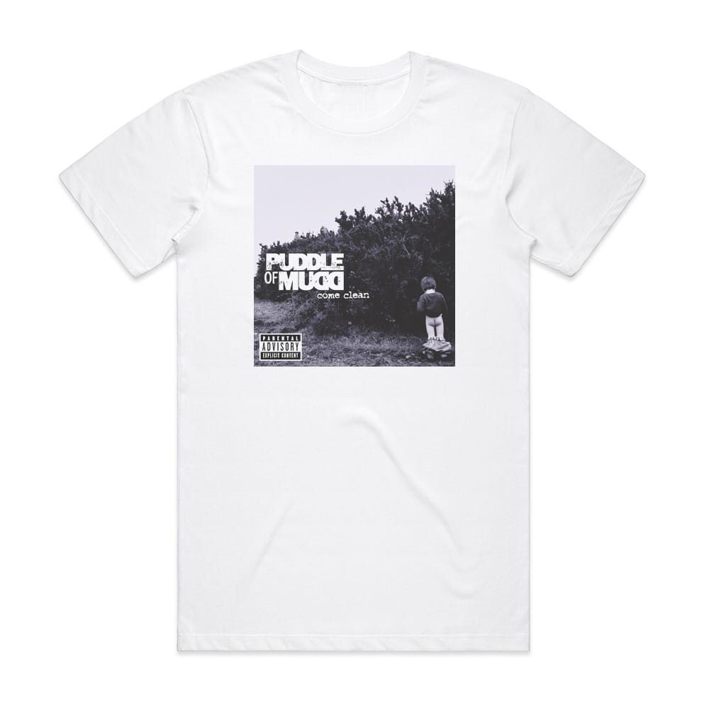 Puddle of Mudd Come Clean Album Cover T-Shirt White