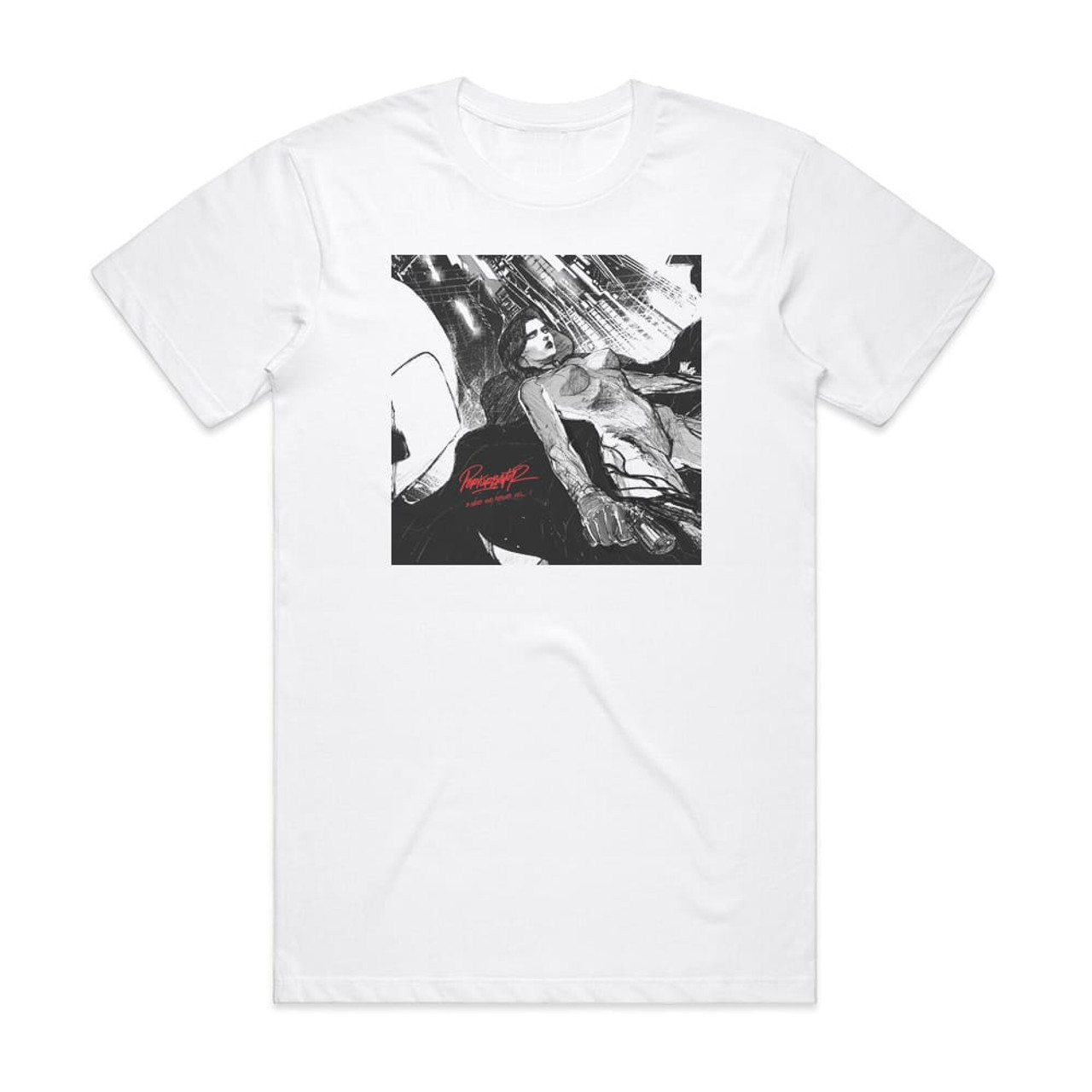 Perturbator B Sides And Remixes Vol I Album Cover T Shirt White