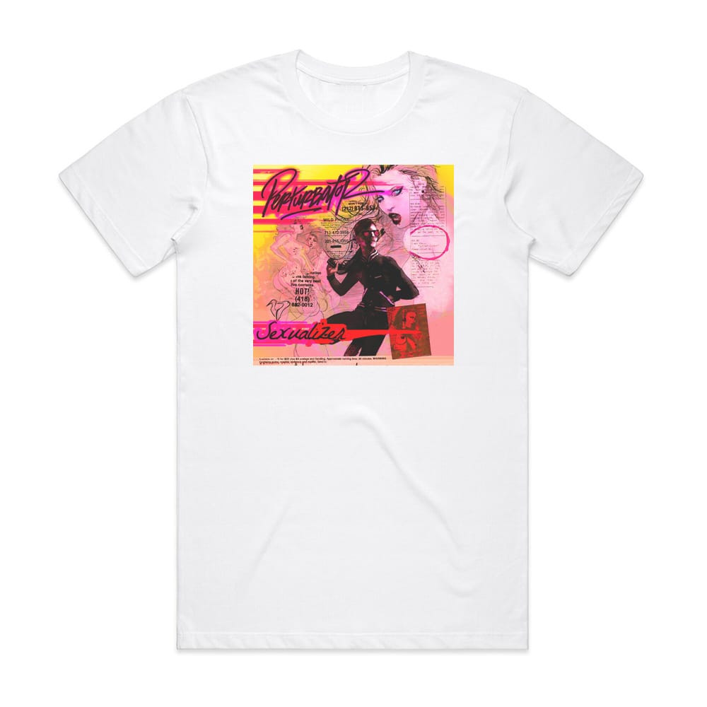 Perturbator Sexualizer Album Cover T-Shirt White