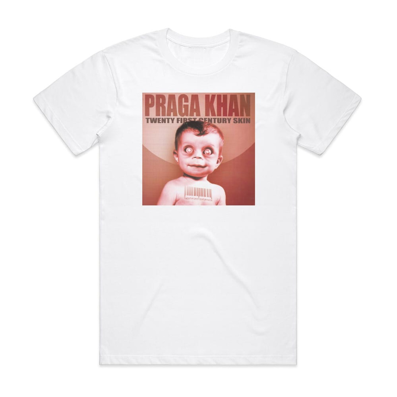 Praga Khan Twenty First Century Skin Album Cover T-Shirt White