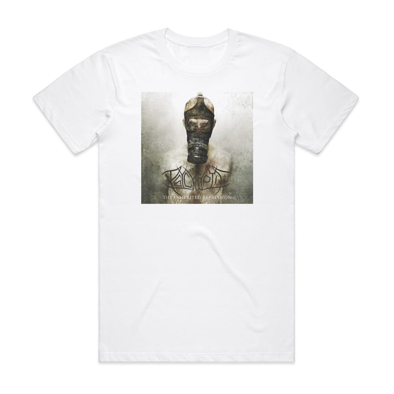 Psycroptic The Inherited Repression Album Cover T-Shirt White