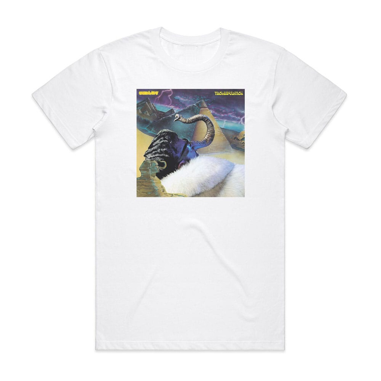 Parliament Trombipulation Album Cover T-Shirt White